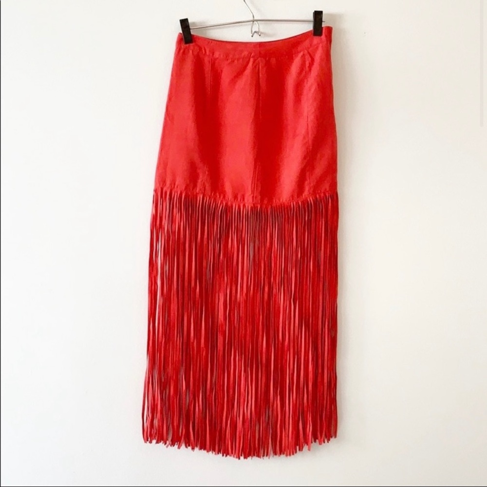 H&M Coachella Official Collection Fringe Skirt